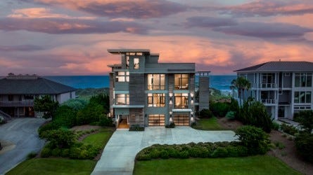110 Beach Road S, Wilmington, ranked number two on the list of most expensive homes sold in New Hanover County in 2023