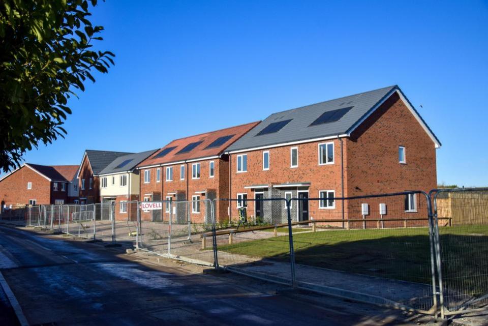 Eastern Daily Press: Some of the new affordable homes which have been built in King's Lynn