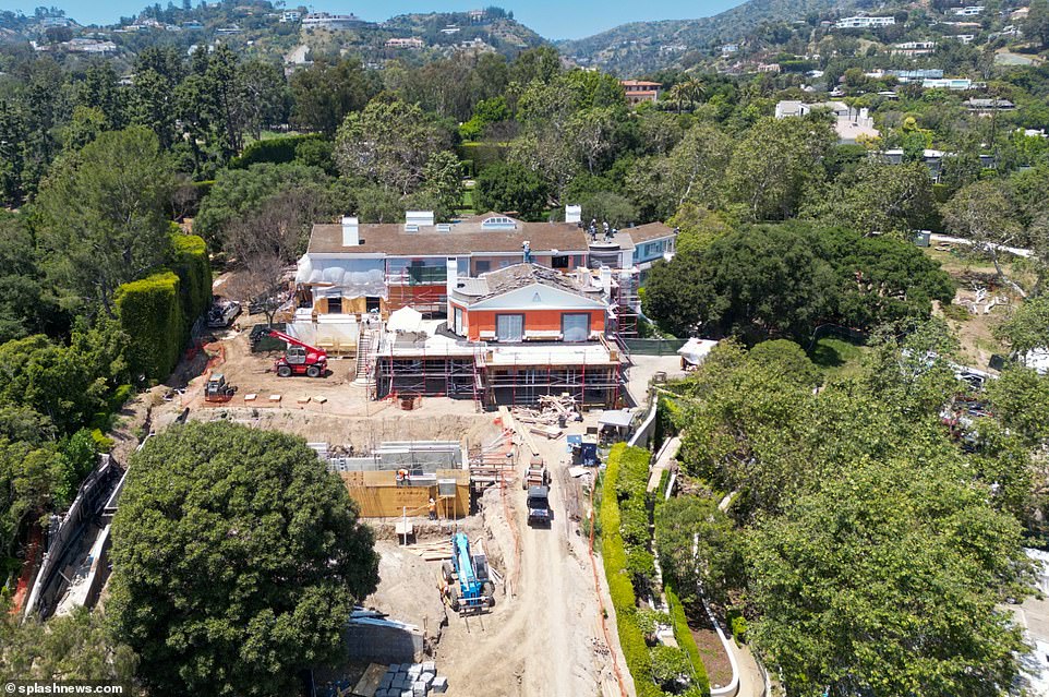 Meanwhile, Amazon boss Jeff Bezos, 59, is currently building his own mansion nearby after paying $175million for the near 10-acre property – which was previously owned by former Warner Bros. President Jack Warner – back in 2020