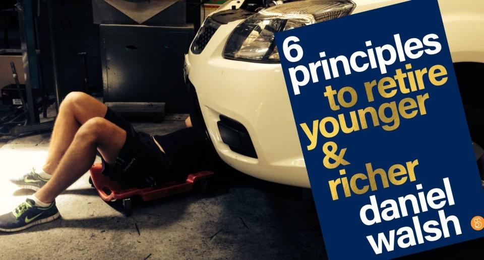 Walsh, a former auto electrician, is sharing his secrets in a new book, 6 Principles To Retire Younger And Richer.