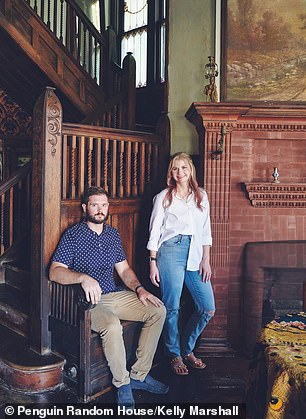 Lucas and his wife Kindel now live in the 10,000 square-foot house