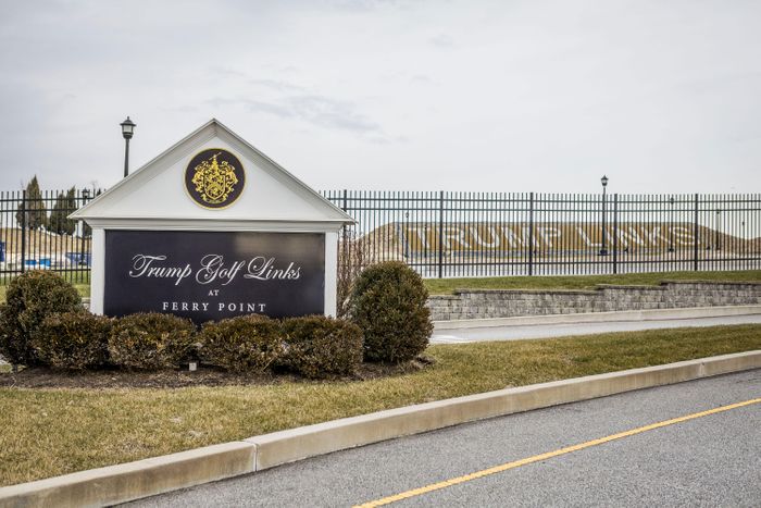 Bronx, New York, USA. 27th Jan, 2019. The Trump Golf Links at Ferry Point photographed Sunday, January 27, 2019 in the Bronx, New York featuring a newly completed golf clubhouse with amenities that include a cart-storage facility, locker rooms, and a gril