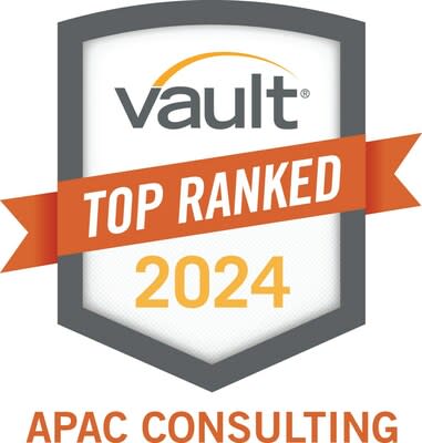 Vault Top Ranked APAC Consulting Seal