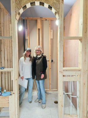 Blair Rowland (left) credits her mother, Karen Beers, for working hard to raise her family and inspiring her love of home renovation.
(Credit: Provided by Blair Rowland)