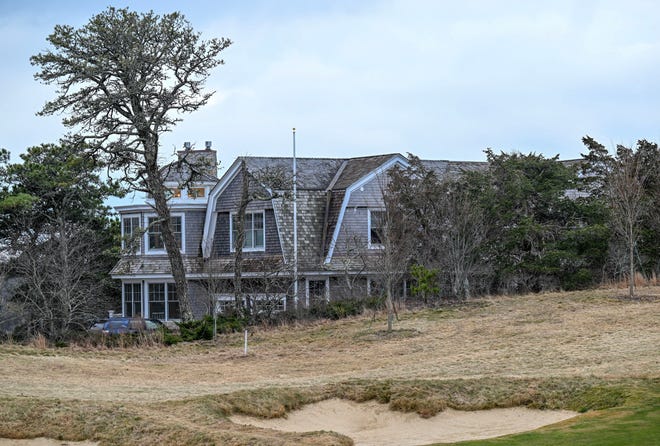 A sprawling five-bedroom, 10-bathroom mansion at 558 Fox Hill Road in Chatham, perched along picturesque Crows Pond, offers a prime example of a growing real estate trend known as fractional ownership that is unsettling Cape officials. The house, photographed on Feb. 2, is being offered for sale as one-eighth ownership shares.