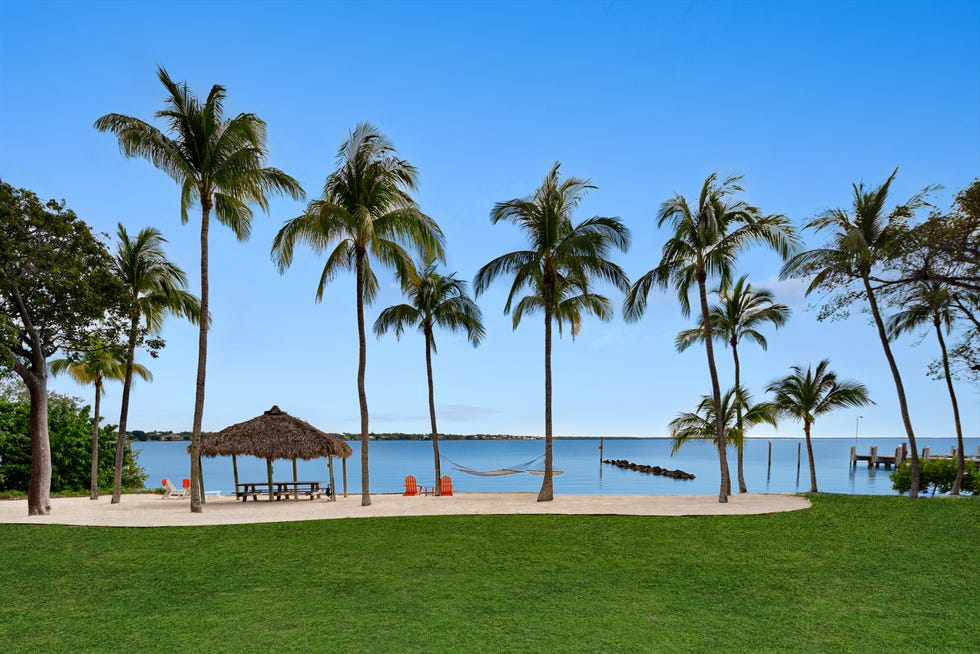 Private beach on Pumpkin Key. The entire private island along with a mainland house in the Key Largo Ocean Reef Club was listed at $75 million on Feb. 13, 2024 by Compass.