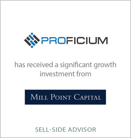 D.A. Davidson & Co. announced today that it has served as exclusive financial advisor to Proficium, Inc., a California-based networking solutions provider, on its significant growth investment from Mill Point Capital LLC, a lower middle-market private equity firm based in New York. (Graphic: Business Wire)