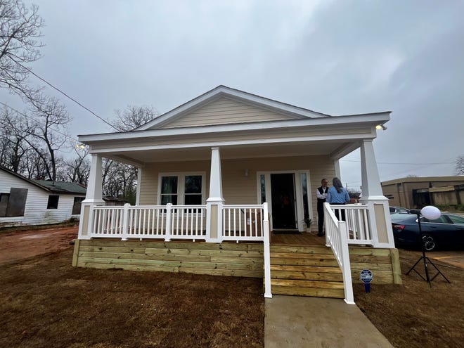 One of the model NACA homes stands on Washington Street in Selma.
