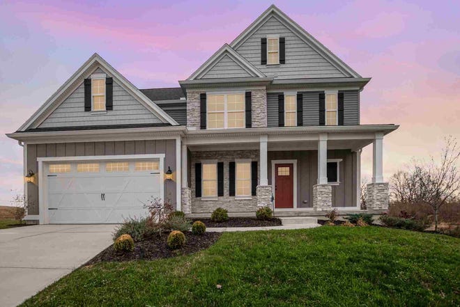 The Magnolia, a single-family home at 2993 Wehrman Road in the Storybrooke Estates subdivision in Independence, is priced at $549,900.