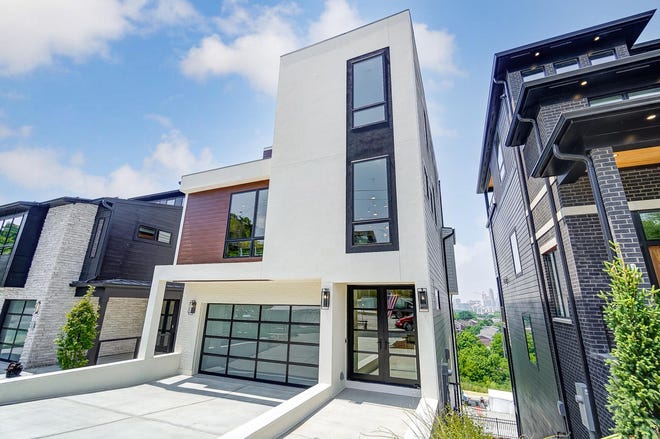 The Monterey, a five-story single-family home at 123 W. 14th St. in the Martin's Gate subdivision in Newport, is priced at $1.85 million.