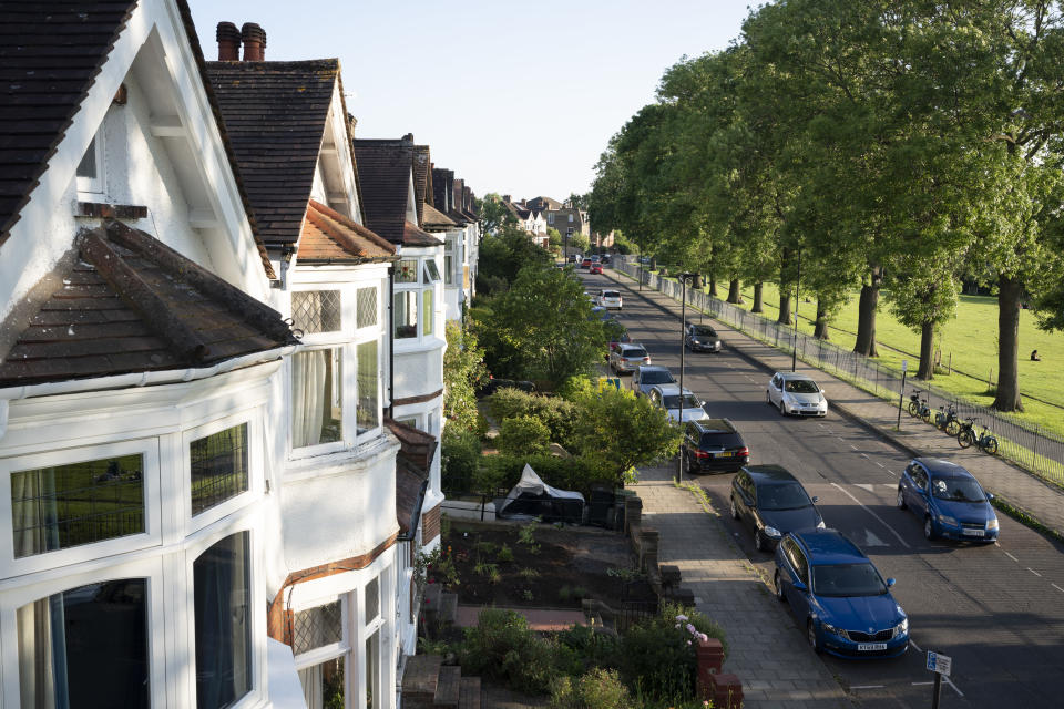 Bay windows, gables and rooftops of semi-detached south London residential properties in Lambeth, Herne Hill, on 2nd June 2024, in London, England. (Photo by Richard Baker / In Pictures via Getty Images)